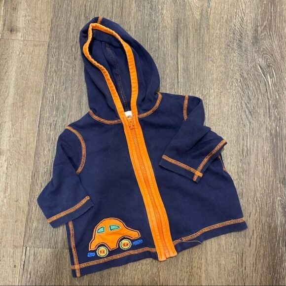 Hanna Andersson Blue Toddler Jacket with Car SIZE 60 - Picture 1 of 4